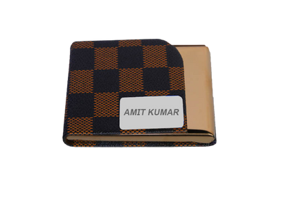 Checkmate Rose Golden Card Holder