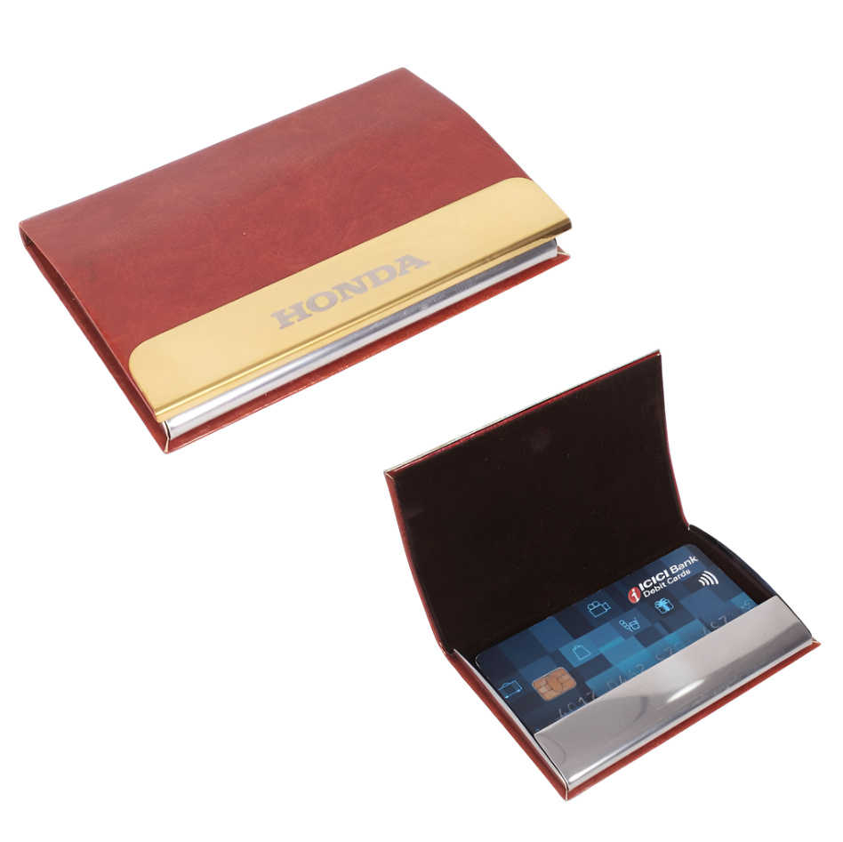 Royal Leatherette Card Holder