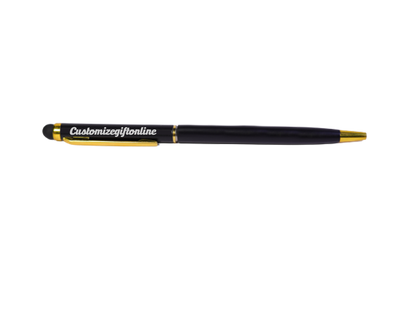 Golden Clip Slim Ball pen with Stylus