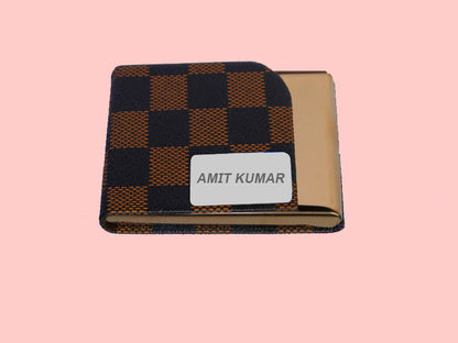 Checkmate Rose Golden Card Holder