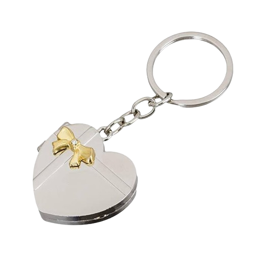 Heart Shape Photo Frame Key Chain