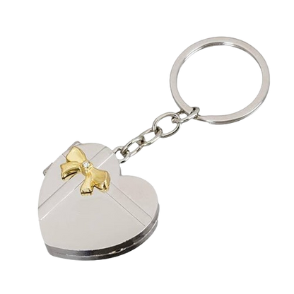 Heart Shape Photo Frame Key Chain