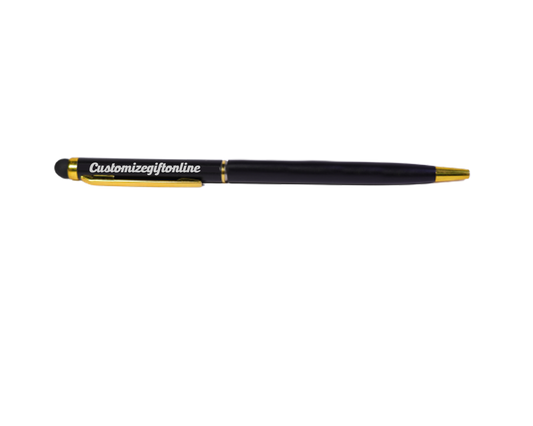 Golden Clip Ball pen with Stylus