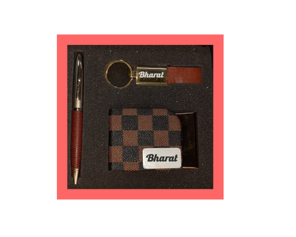 Combo of Card Holder, Pen &  Keyring