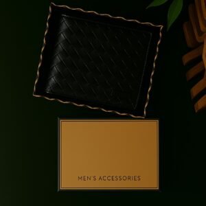 Black Premium Leather Wallet 002