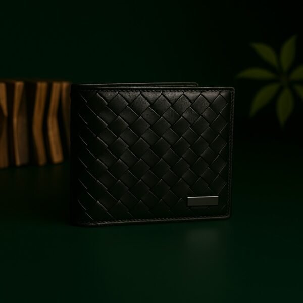 Black Premium Leather Wallet 002 - Image 2