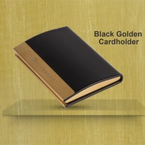 Executive Luxe Black & Gold Cardholder