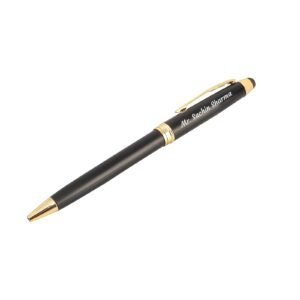 Custom Name Black & Gold Pen